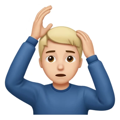 scratching head confused sticker