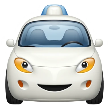 Voiture qui ressemble a un Pot de yaourt sticker