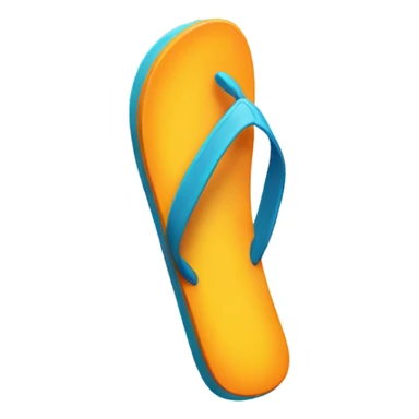 Throwing a flipflop sticker
