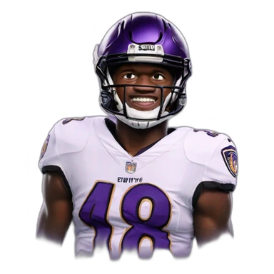 SuperFlex lamar jackson sticker
