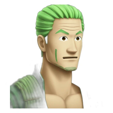 Une personne têtue comme Zoro de Win Piece  sticker