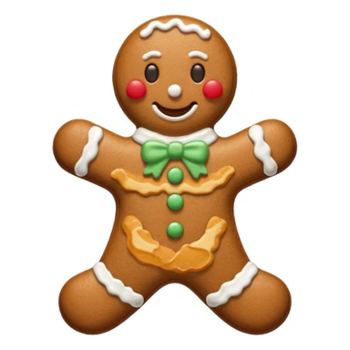Gingerbread stylized sticker