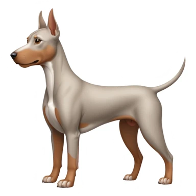 white doberman Y3 sticker