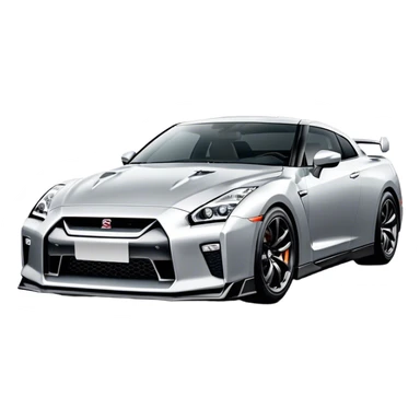 Nissan GT-R - Nissan (Model Year: 2022) (Iconic colour: Silver) sticker
