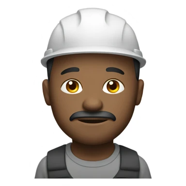 Hard working man  sticker