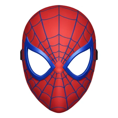 Spider man mask sticker
