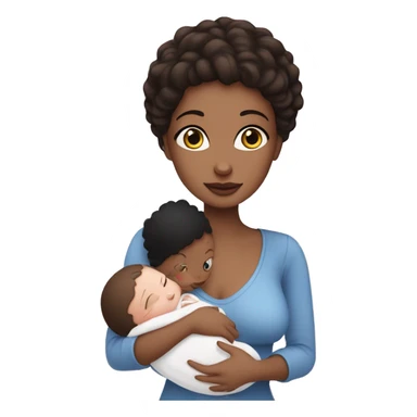 mom holding newborn baby girl with blue eyes and white skin baby dark hair white skin newborn little baby girl pink sticker