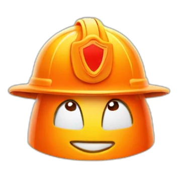 orange-lightbulb-with-orange-fireman-helmet sticker