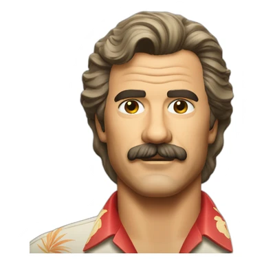 Magnum PI sticker