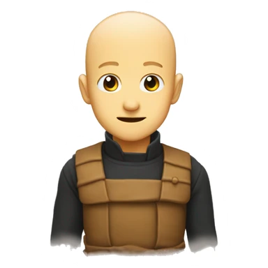 Krilin avec les 6 poins sur le front sticker