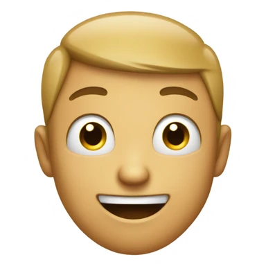 Person with smile and twitching eye out of anger sticker