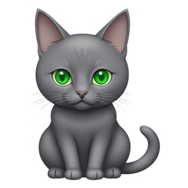 Korat gray cat sticker