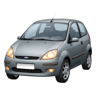 grey ford fiesta from 2003 sticker