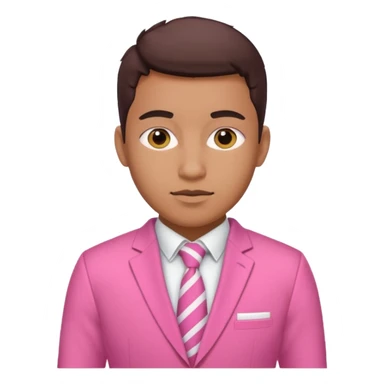 Rugby Fashion Suit pink sticker