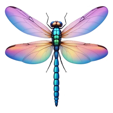 Peaceful Dragonfly color  sticker
