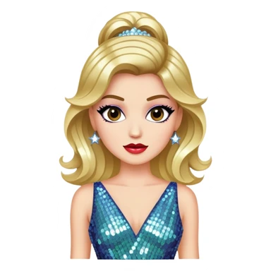 Sassy popstar sticker