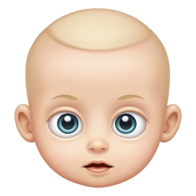 Three eyed baby sticker
