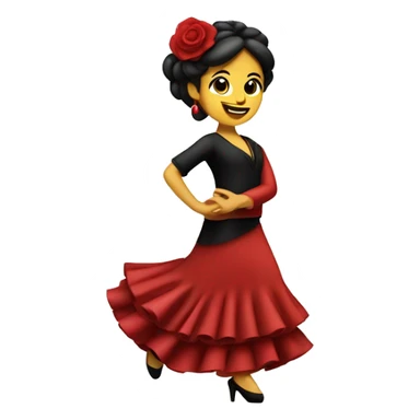 Bailaora flamenco sticker