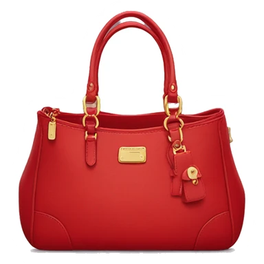 red coach purse sticker