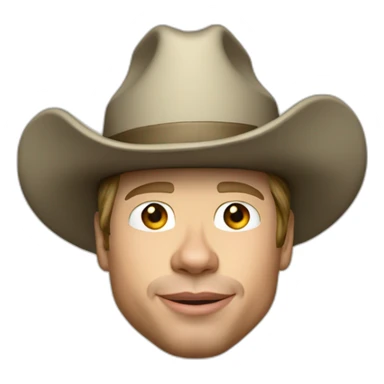 brad pitt mickey o’neil in hat sticker