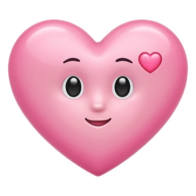 Make a pink heart with a cute R in the middle sticker