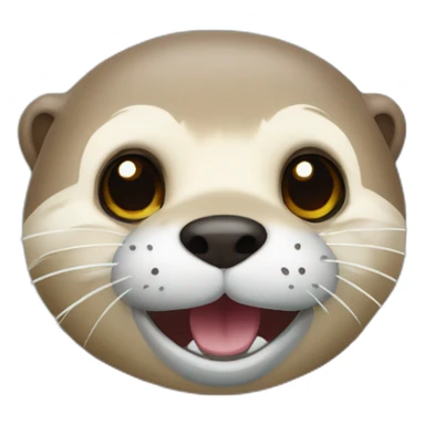 Loutre malade sticker