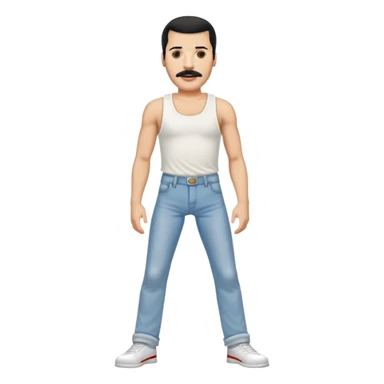 freddie mercury full body sticker