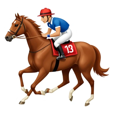 Kentucky Derby horse sticker