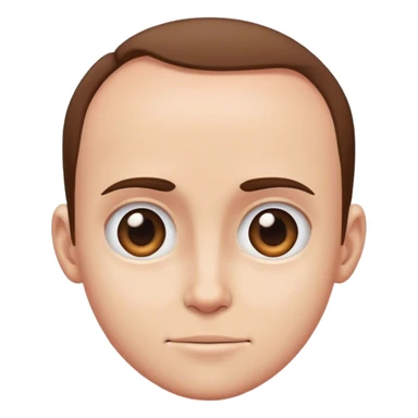 Big forehead  sticker