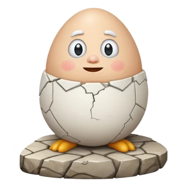 humpty dumpty Nursery Rhyme Character sticker