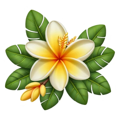 Frangipani sticker