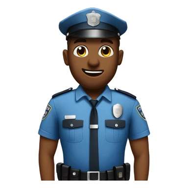 Funny Police Officer sticker