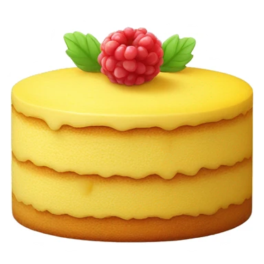 Yellow cornflour cake with no sugar sticker