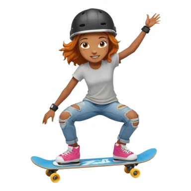 skateboarder black girl mugshot with  sticker