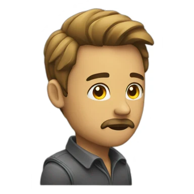 THINKING WHILE WALKING sticker