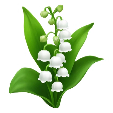 lily of the valley sticker