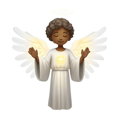 Spiritual healing angel sticker
