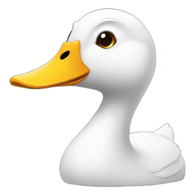 Chat sur canard sticker