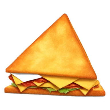 Dorito wasting a sandwich  sticker