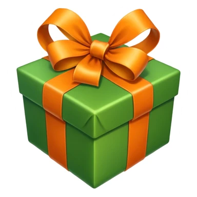 liste pour le pere noel orange et verte sticker