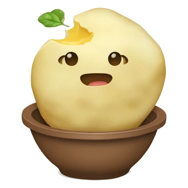 Potato eat ramen sticker
