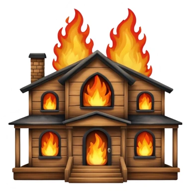 School on fire sticker