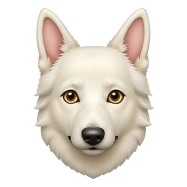 White belgian Shepard bong sticker