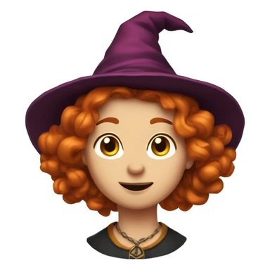 Sorcière rousse sticker