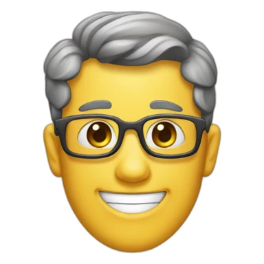 Doigt d'honneur et sourire sticker