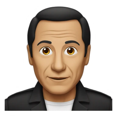 adel emam in black shirt. sticker