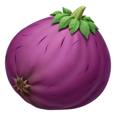 pointy purple sweet potato no green part sticker