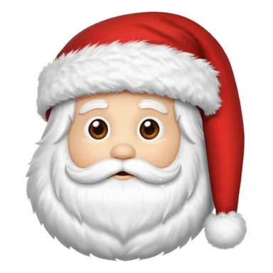 Satna clause hat without santa sticker
