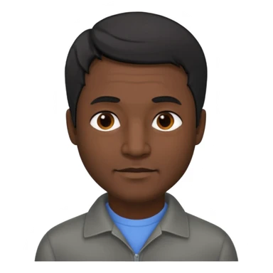 50 yr old man mostly black hair with 25% some grey, side swept part,  sticker