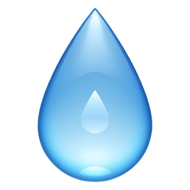 large tear drop sticker